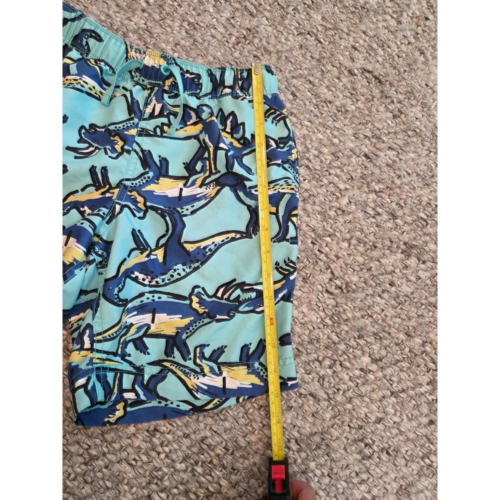 Hanna Andersson Shorts Swim Trunks Blue Dinosaur Boys 140 US 10